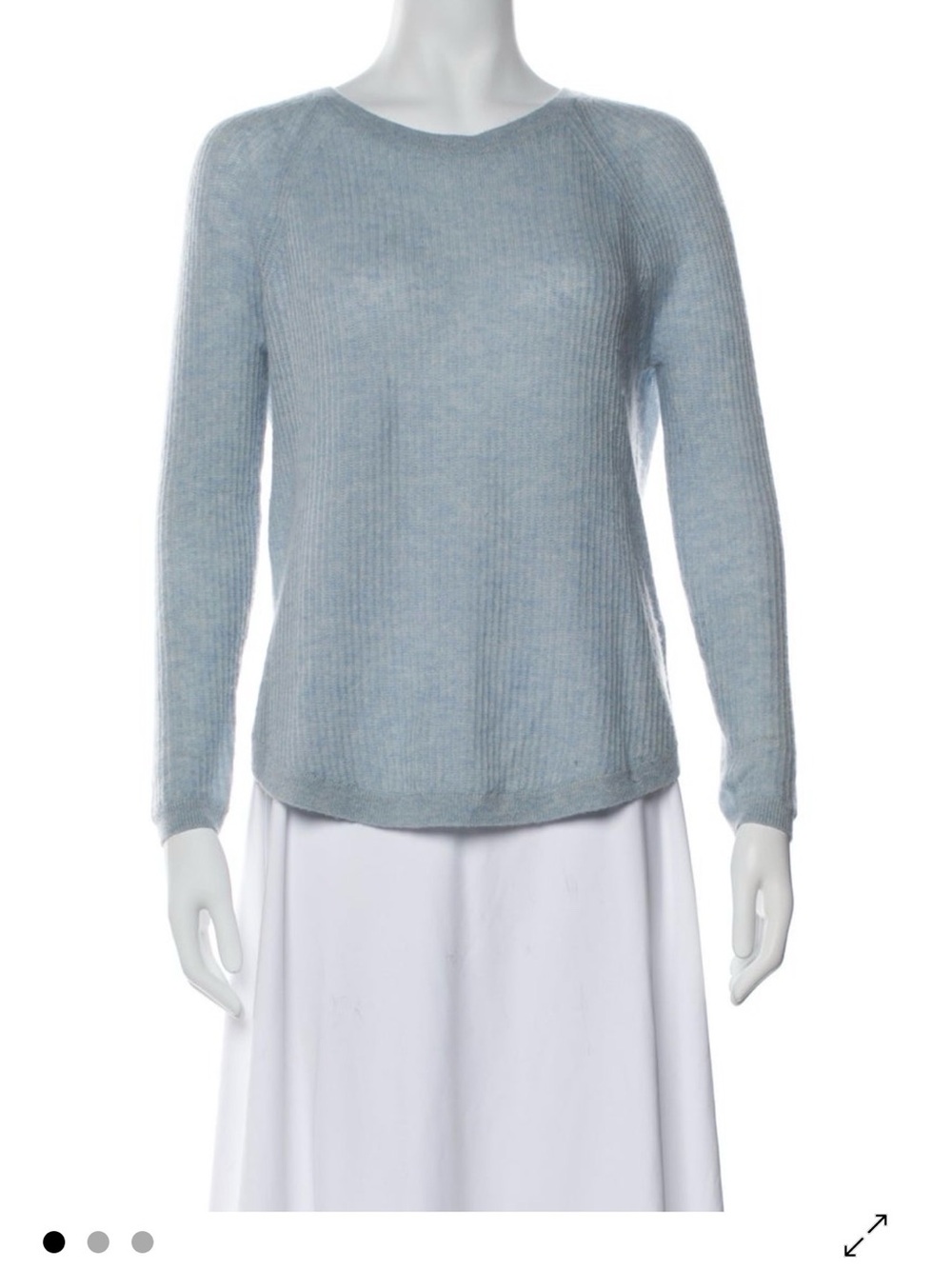 Vince Soft Light Blue Crewneck Sweater